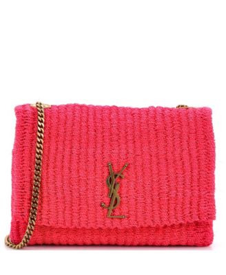 Classic Monogram Crossbody Bag Raffia