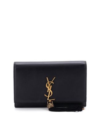 Classic Monogram Tassel Wallet on Strap Leather