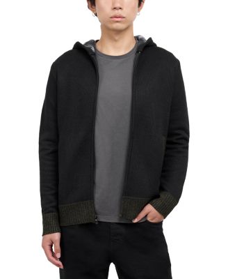 Men's Full Zip Fleece-Lined Hooded Sweater