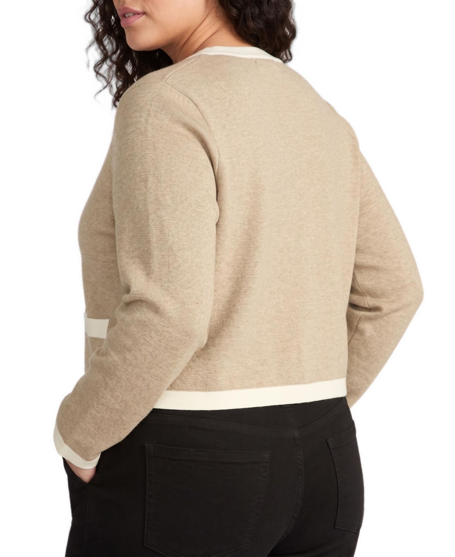 Plus Size Gabrielle Button Front Cardigan