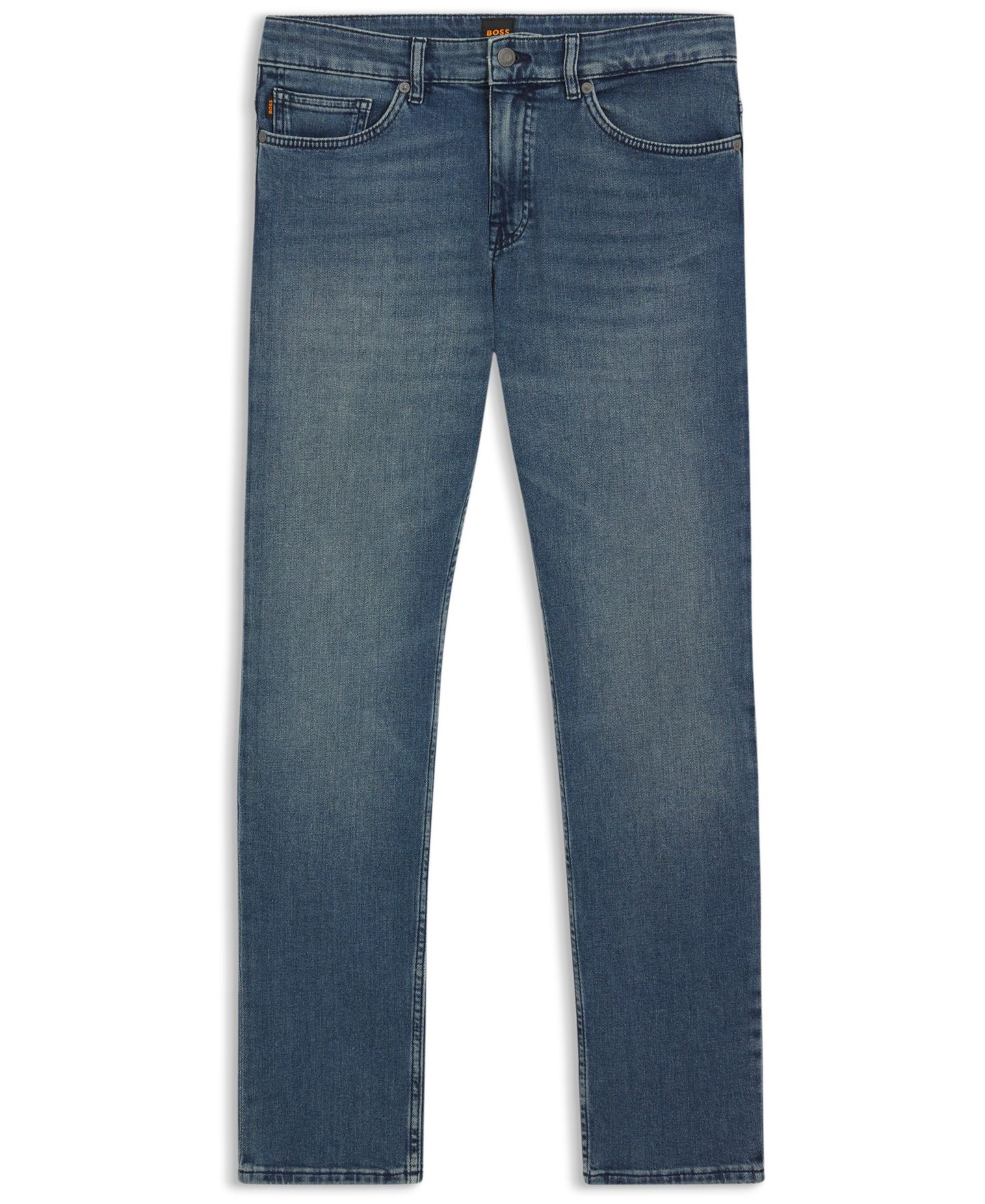 Мужские джинсы Hugo Boss Delaware Slim-Fit, цвет: Синий — фото 2