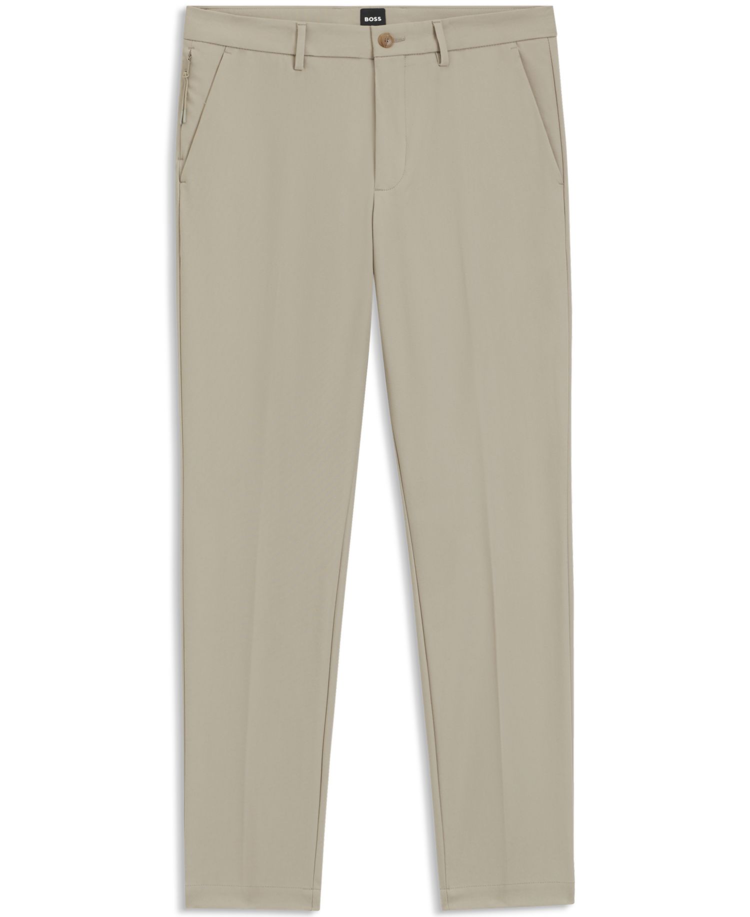 BOSS by Men's Stretch-Cotton Blend Slim-Fit Pants