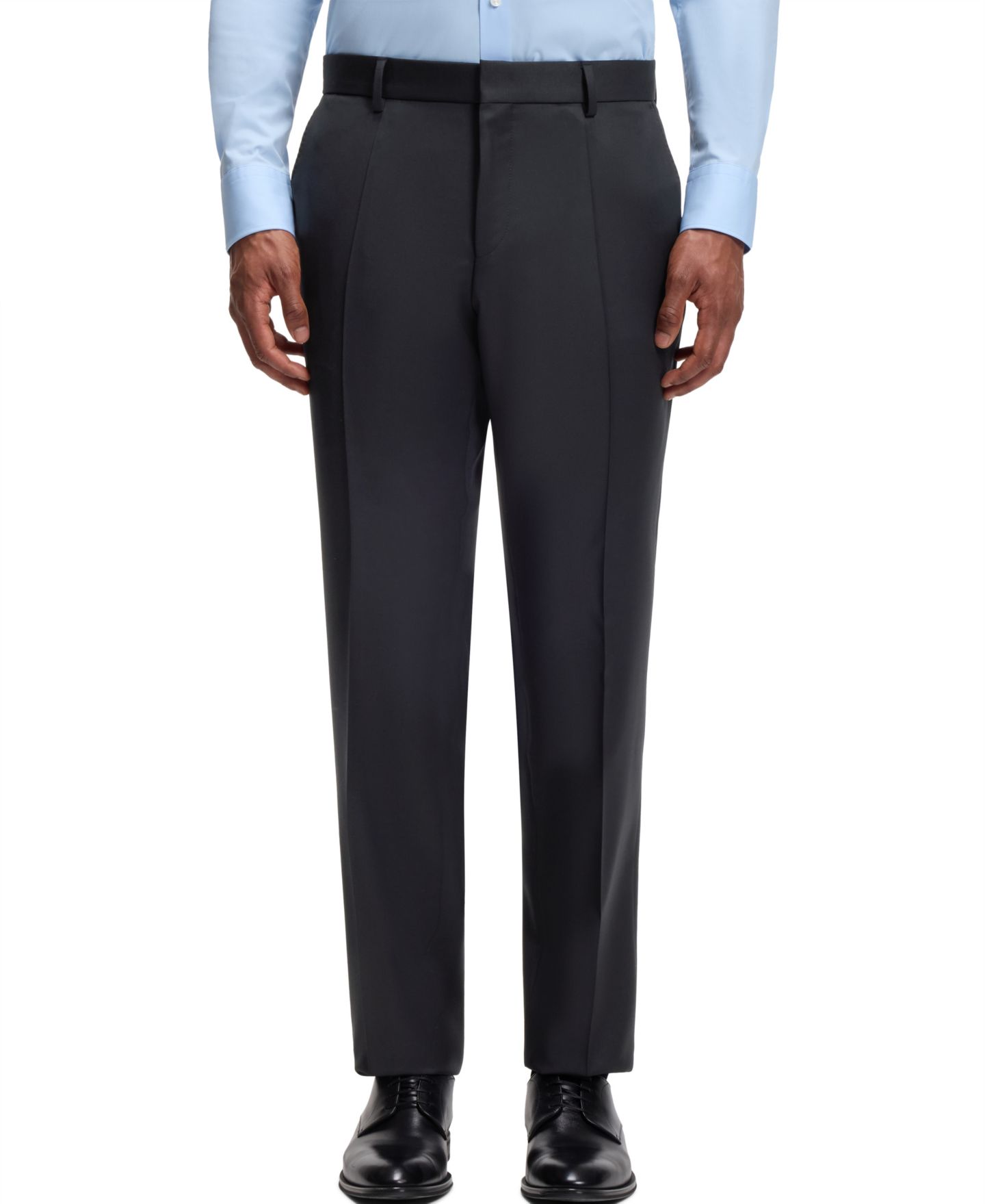 Мужские брюки Hugo Boss BOSS Formal Trousers, цвет: Тёмный синий — фото 1