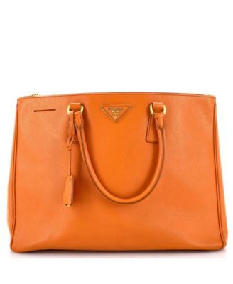 Large Double Zip Lux Tote Saffiano Leather