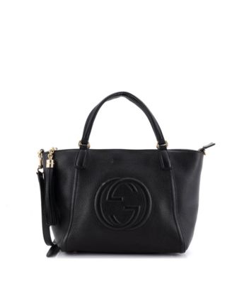 Small Soho Convertible Top Handle Bag Leather