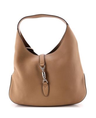 Large Jackie Soft Hobo Leather