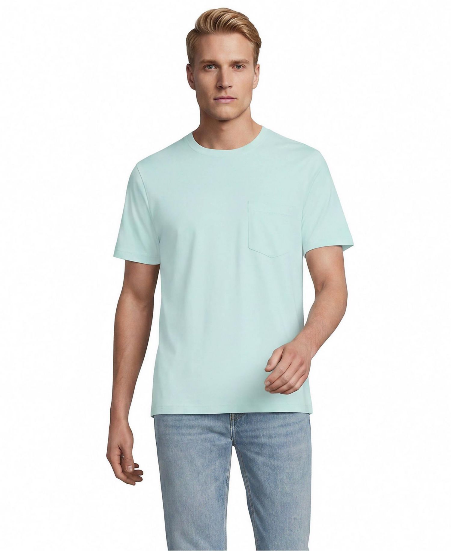Men's Short Sleeve Cotton Supima Tee With Pocket