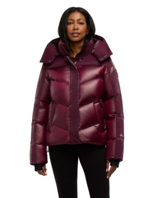 Women's Violet Midweight Puffer Jacket