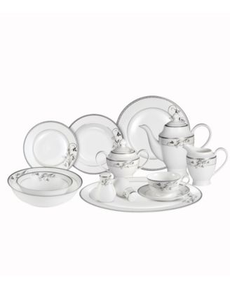 Viola 57-Pc. Dinnerware Set, Service for 8 