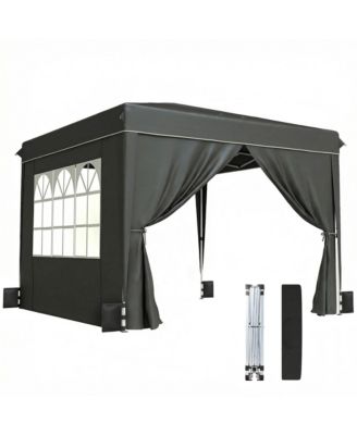 Outdoor Canopy Shelter, Carry Bag, Pop-Up Setup, 10 x 10 ft for Camping, Travel and Outdoor Activities