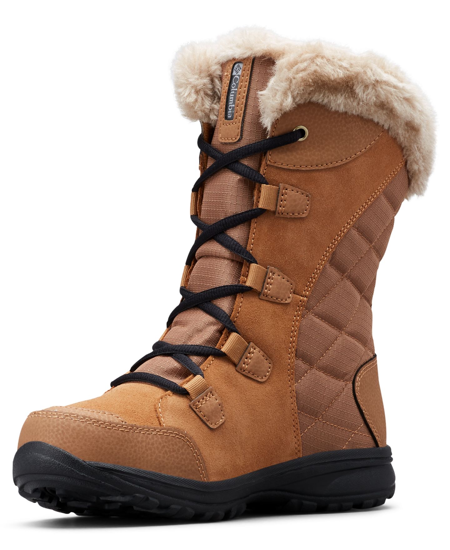 Женские ботинки Columbia Ice Maiden™ II Tall Cold Weather, цвет: Чёрный — фото 9