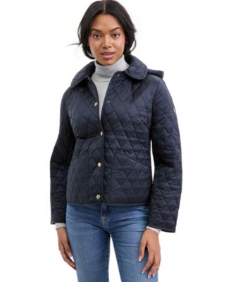 Women's Short Hooded Quilted Coat