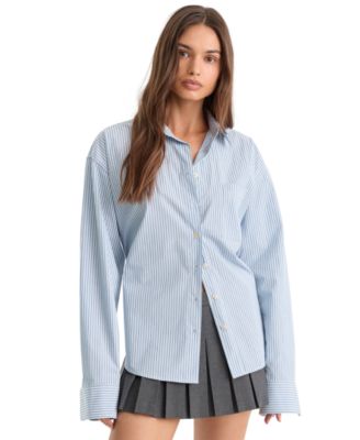 Women's Poplin Oversized Classic Shirt