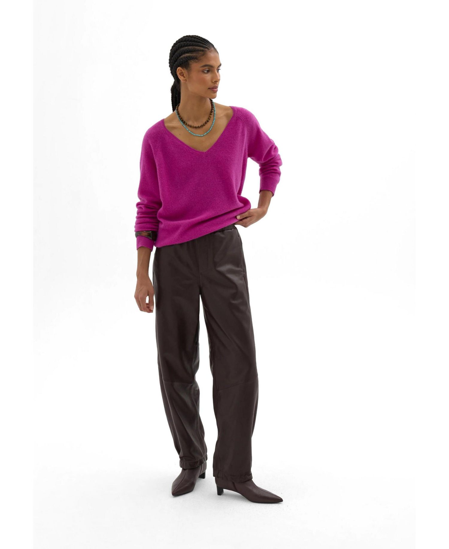 Women's Constance Cashmere V-Neck Sweater