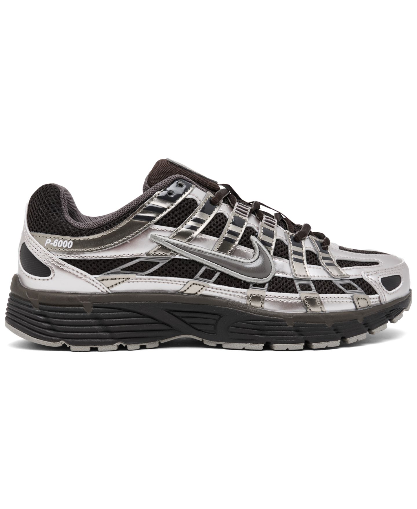 Кроссовки Nike P-6000 Retro Casual, цвет: Коричневый / Кремовый — фото 2