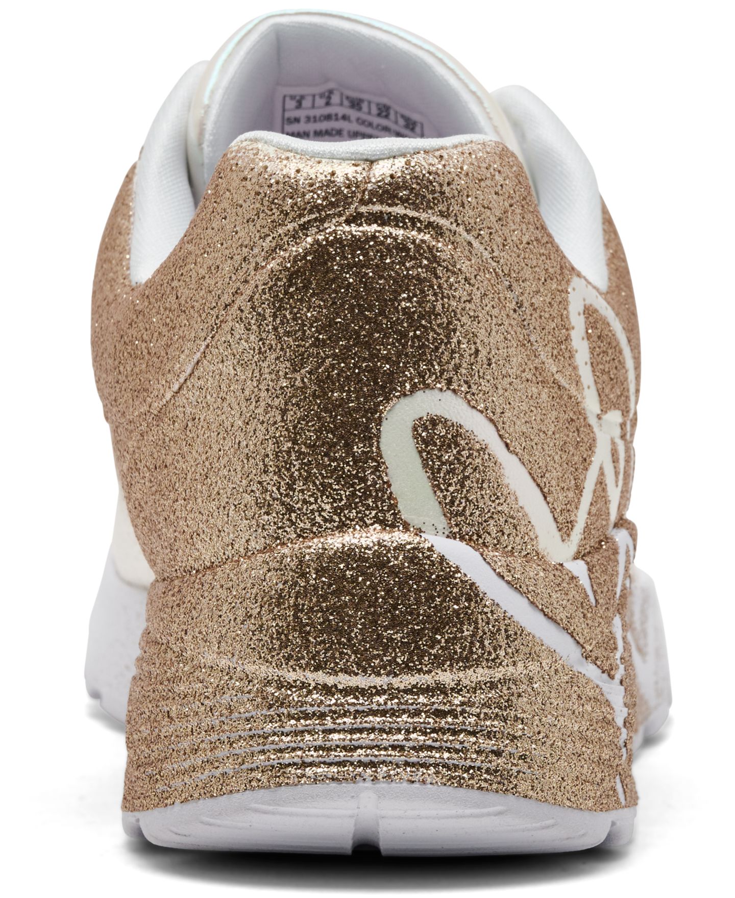 Детские кроссовки Skechers Uno Lite Heartdust Forever с memory foam, цвет: Белый / Золотой — фото 4