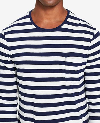 Men's Striped Long Sleeved Shirt by Polo Ralph Lauren