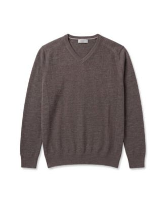 Men's Merino Wool Regular-Fit Crewneck Sweater