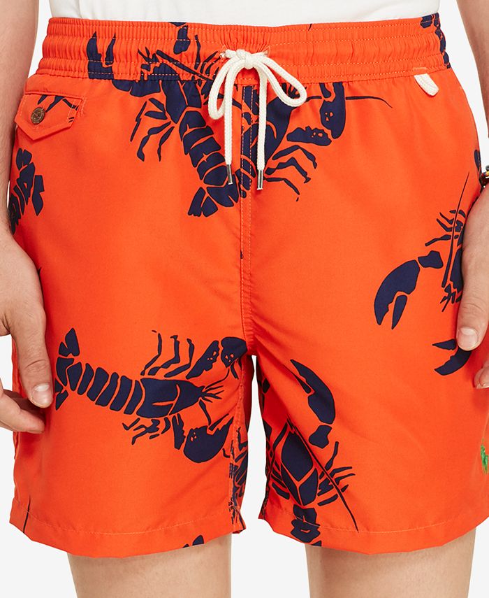 Polo Ralph Lauren Men's 5¾" Printed Swim Trunks Macy's