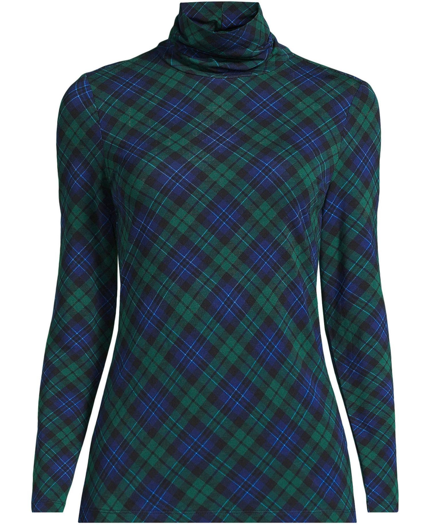 Women's Tall Lightweight Jersey Long Sleeve Turtleneck