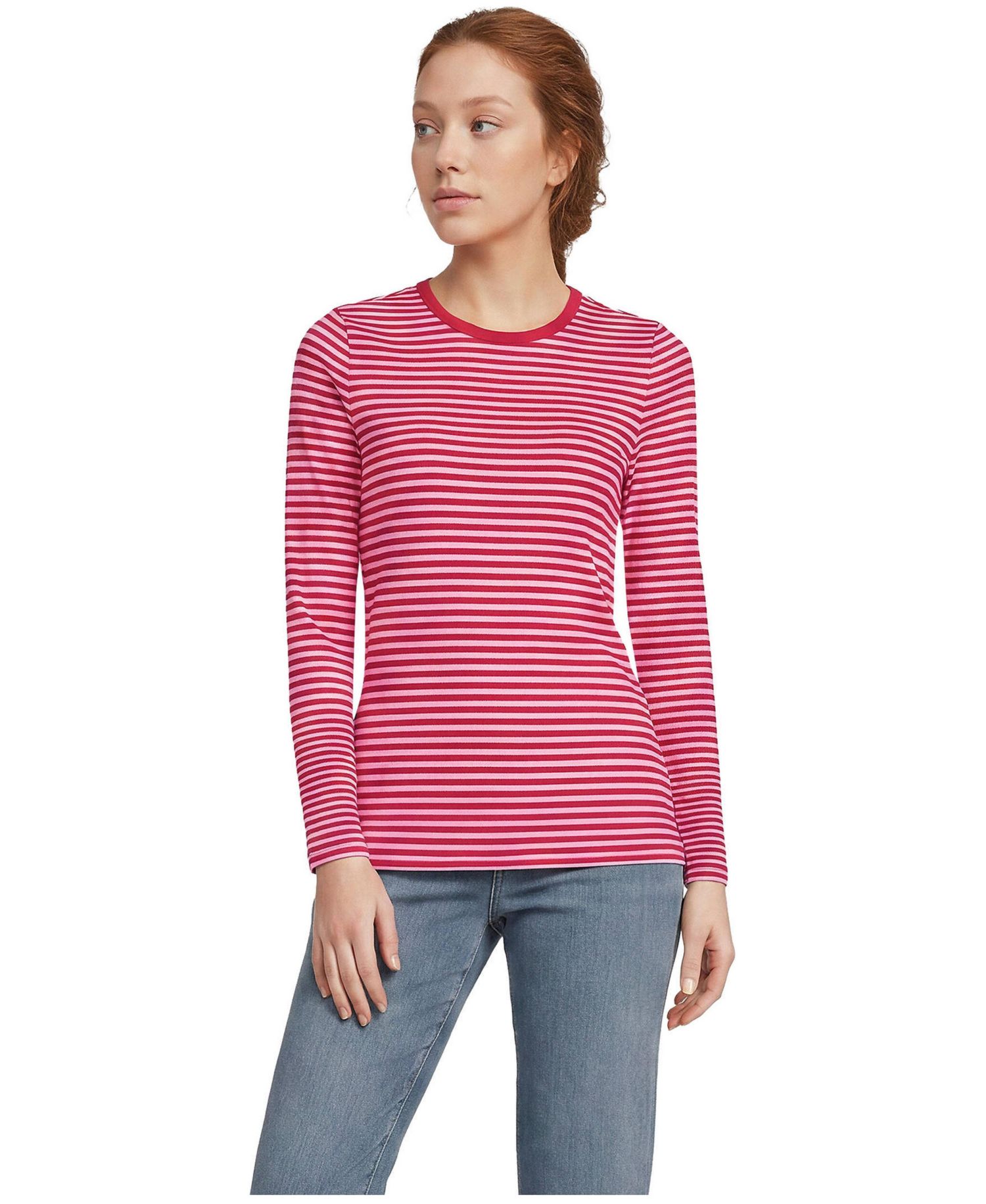 Women's Long Sleeve Micro Rib T-Shirt