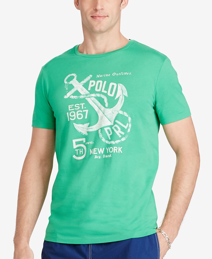 Polo Ralph Lauren Men's CustomFit GraphicPrint TShirt Macy's