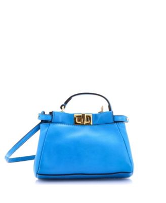 Micro Peekaboo Bag Leather