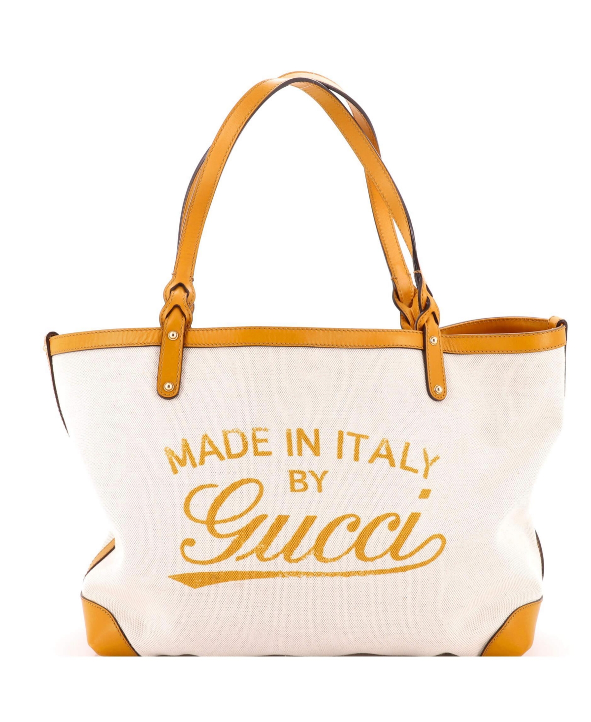 Pre-Owned Gucci Medium Craft Tote Canvas with Leather