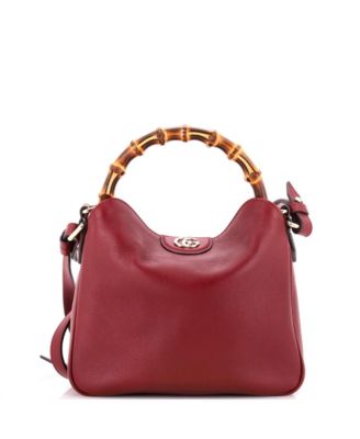Small Diana NM Bamboo Shoulder Bag Leather