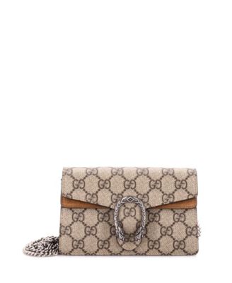 Dionysus Super Mini GG Coated Canvas Crossbody Bag