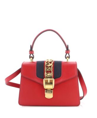 Mini Sylvie Top Handle Bag Leather