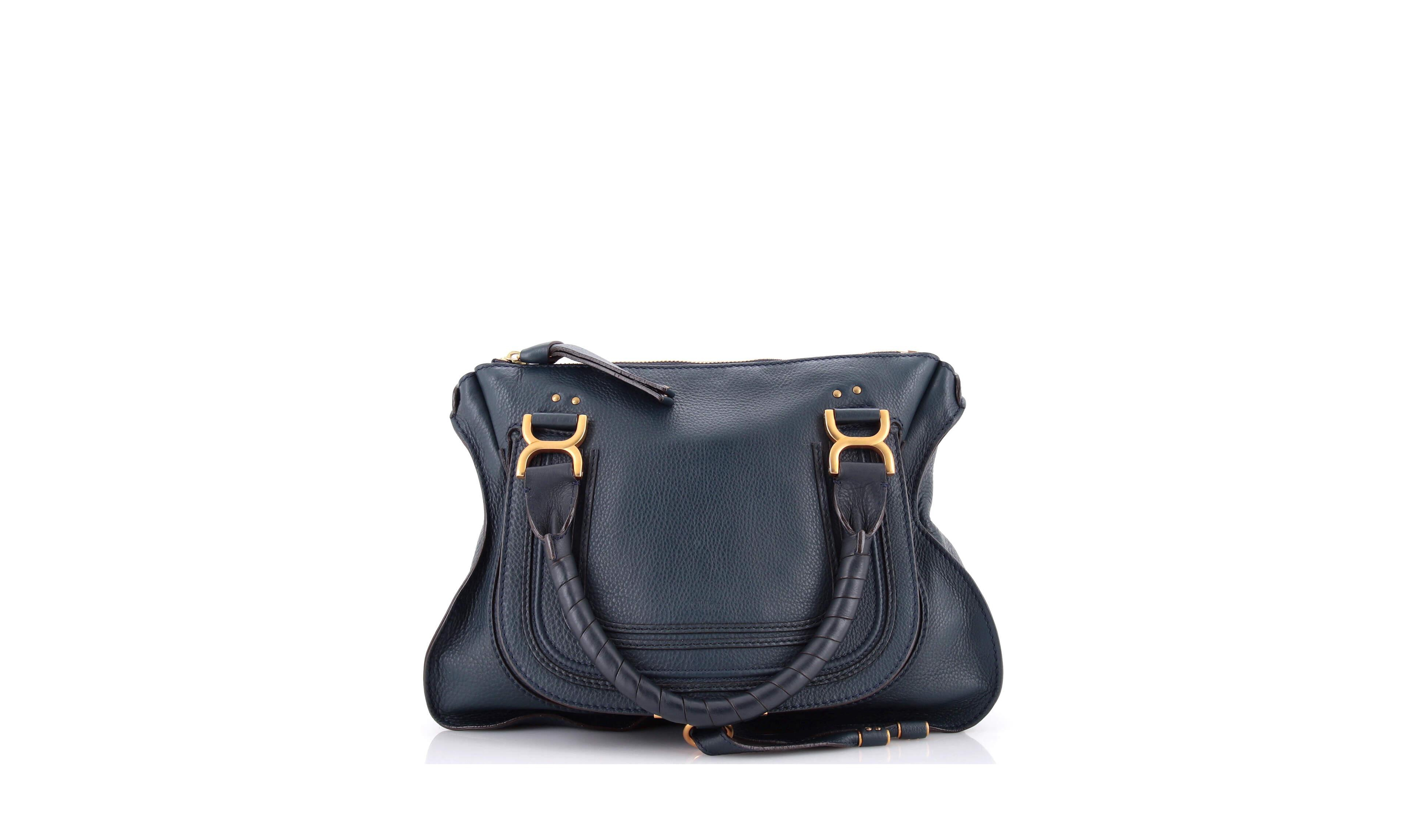 Pre-Owned Chloe Medium Marcie Shoulder Bag Leather