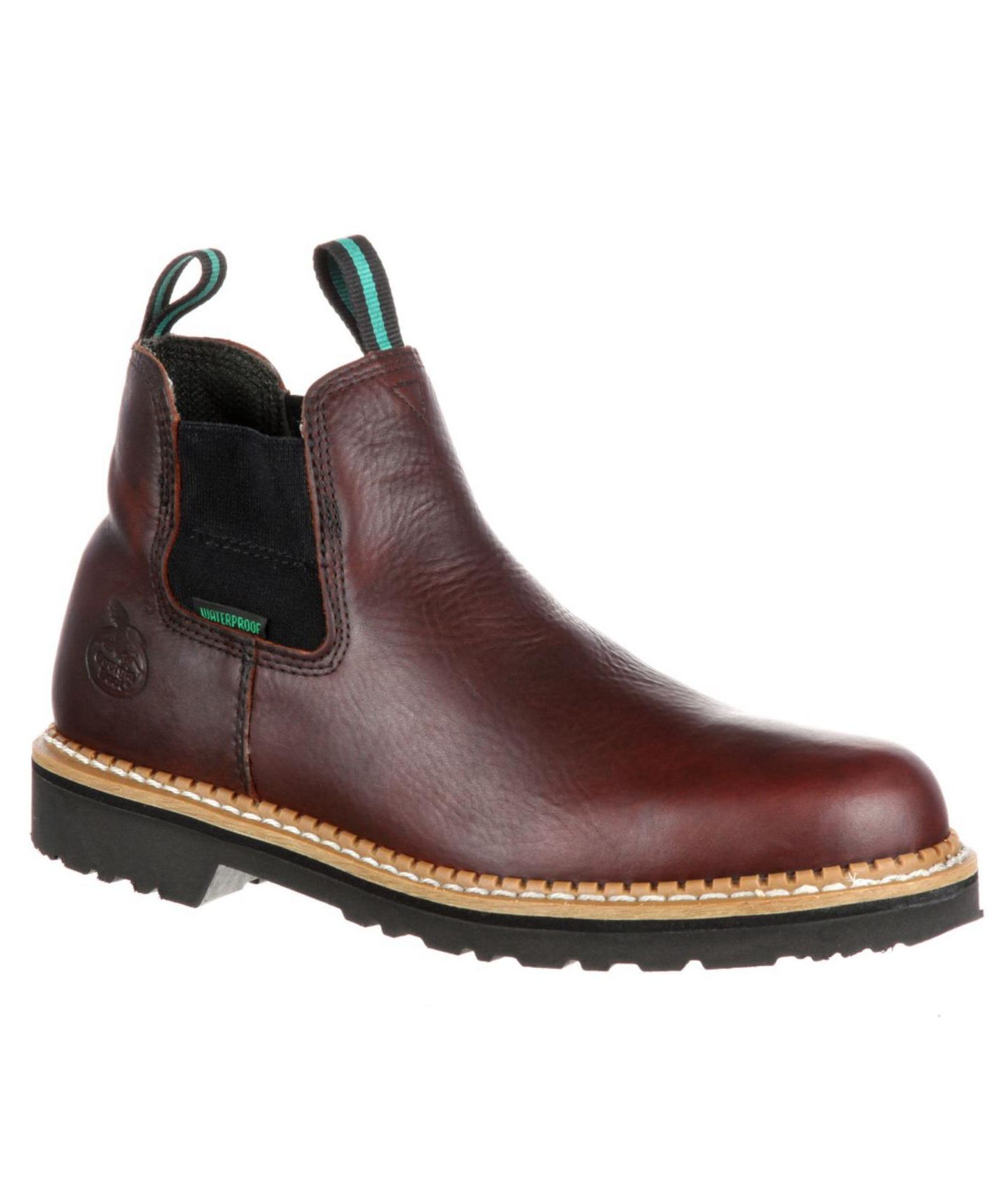 Мужские ботинки GEORGIA BOOT Georgia Giant Waterproof Steel Toe Chelsea, цвет: Коричневый — фото 9