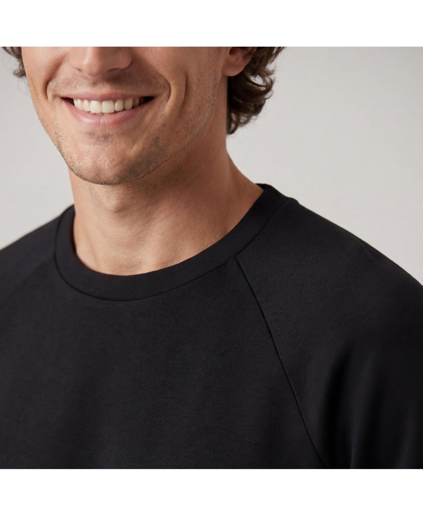 Мужской свитер Jack Archer Sandwash Crewneck Sweaters, цвет: Насыщенный чёрный — фото 7