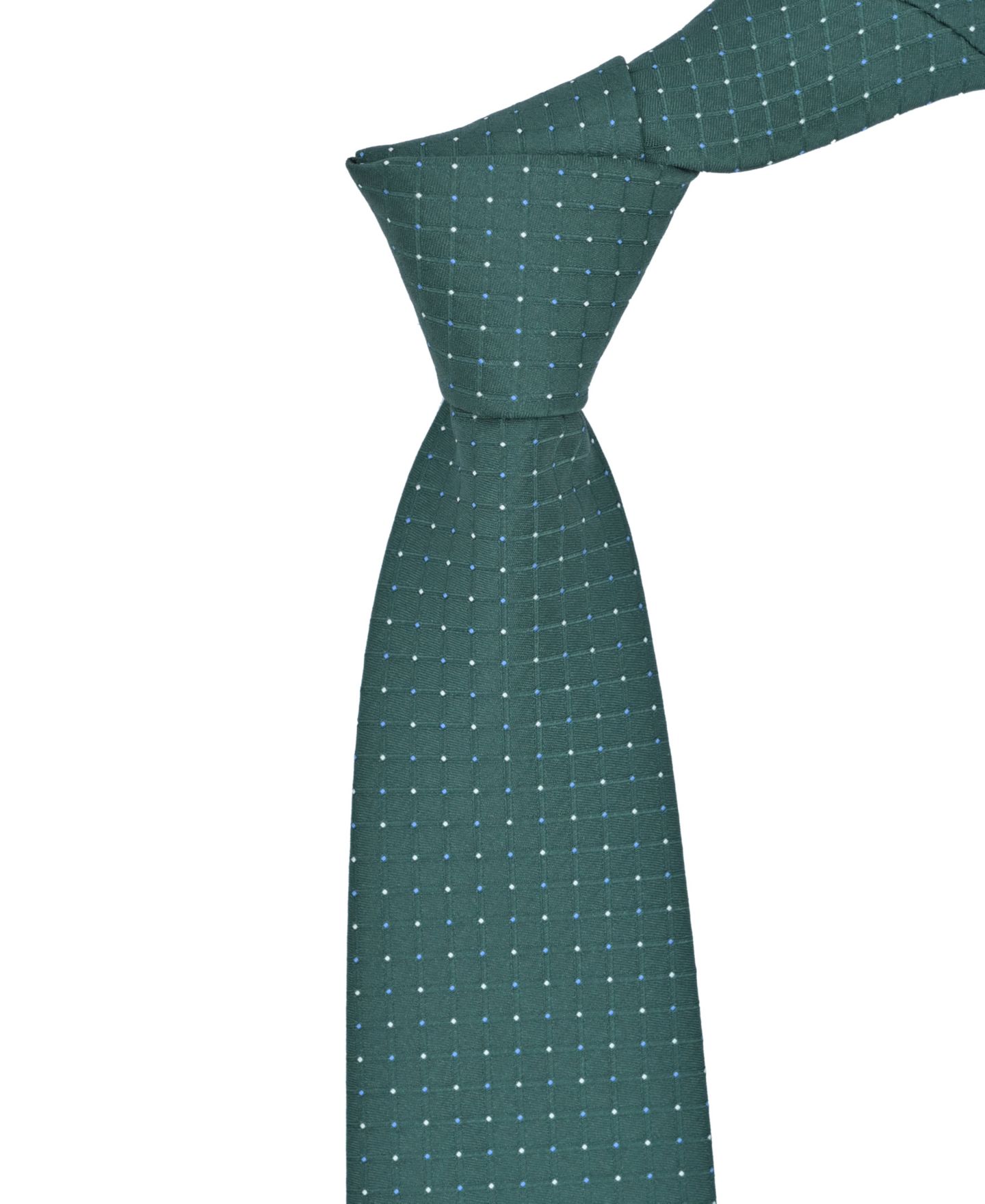 Мужской галстук Tommy Hilfiger Percy Geo Neat Classic Tie, цвет: Тёмно-зелёный — фото 5