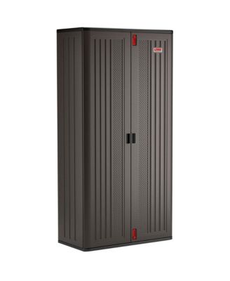 Commercial 4 Shelf Mega Tall Lockable Utility Storage Cabinet