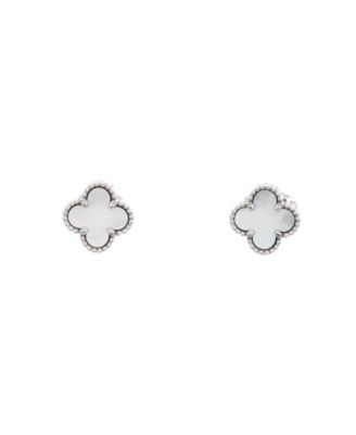 Pre-Owned Van Cleef and Arpels Sweet Alhambra Stud Earrings