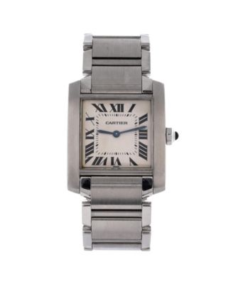 Tank Francaise Quartz Watch in Stainless Steel 25mm