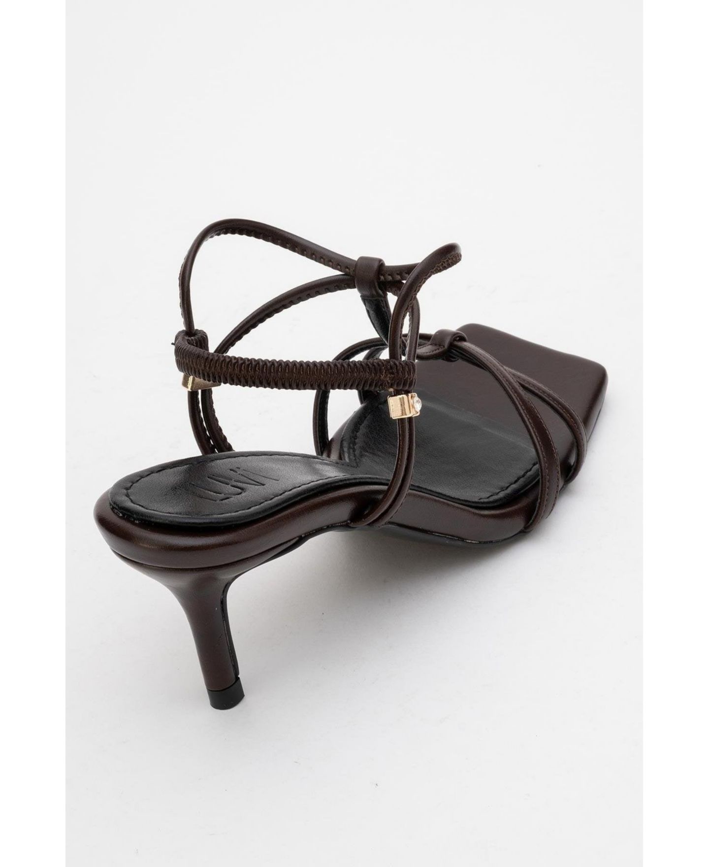 Женские сандалии Prologue Shoes Gibson Stiletto, цвет: Коричневая искусственная кожа — фото 5