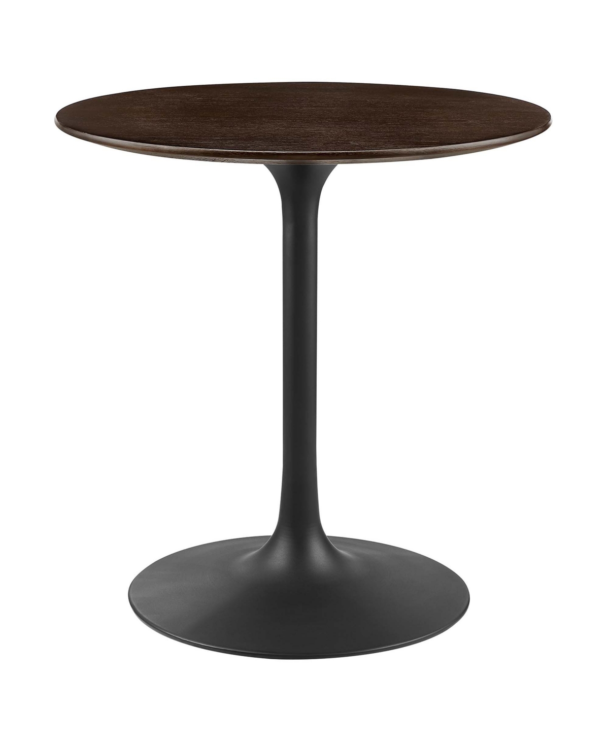 EEI-4861-BLK-CHE Lippa 28 in. Wood Dining Table, Black Cherry & Walnut