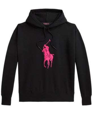 Women's Pink Pony Fleece Long-Sleeve Hoodie
