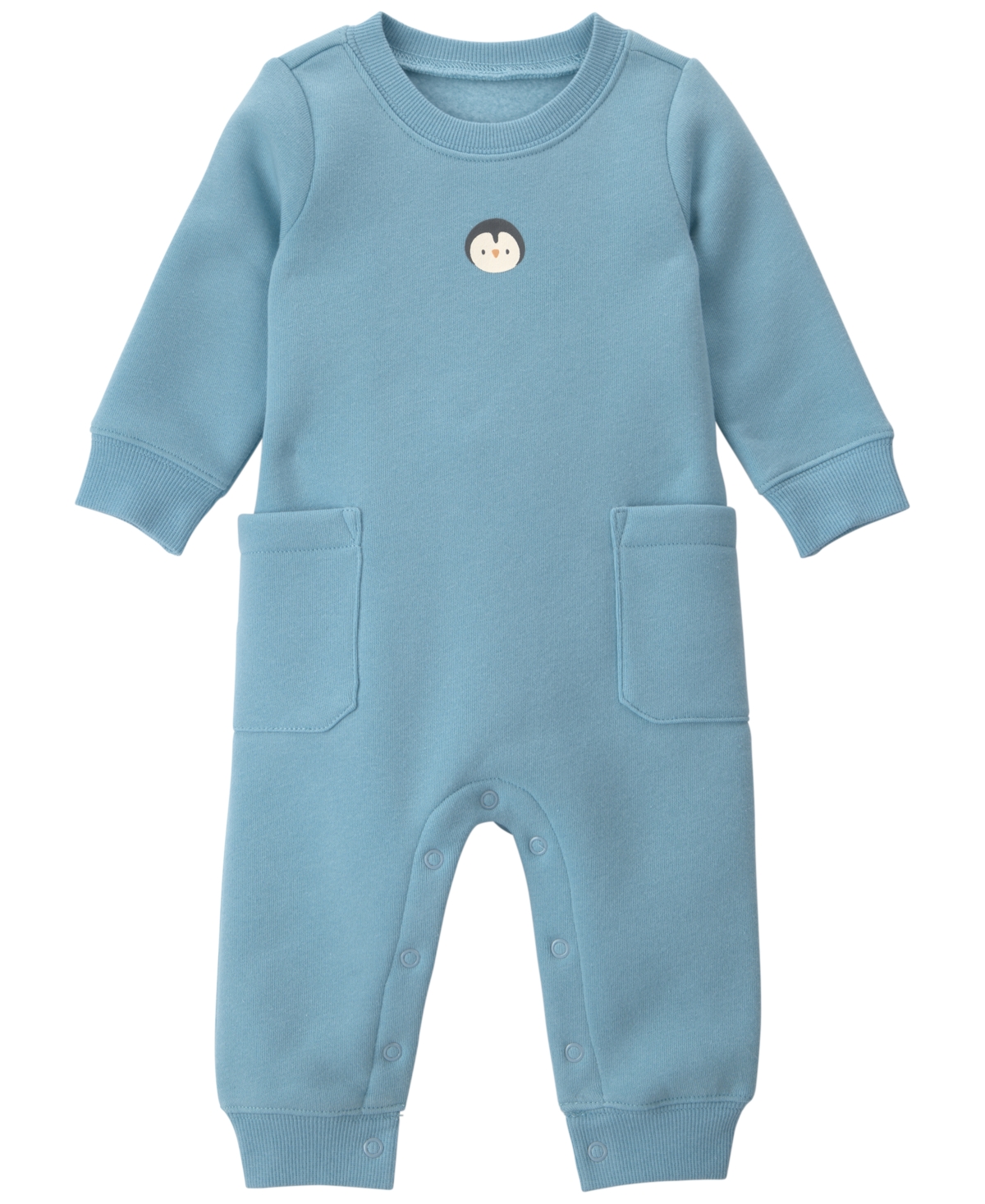 Carter's Baby Boys' Penguin Fleece Long-Sleeve Jumpsuit