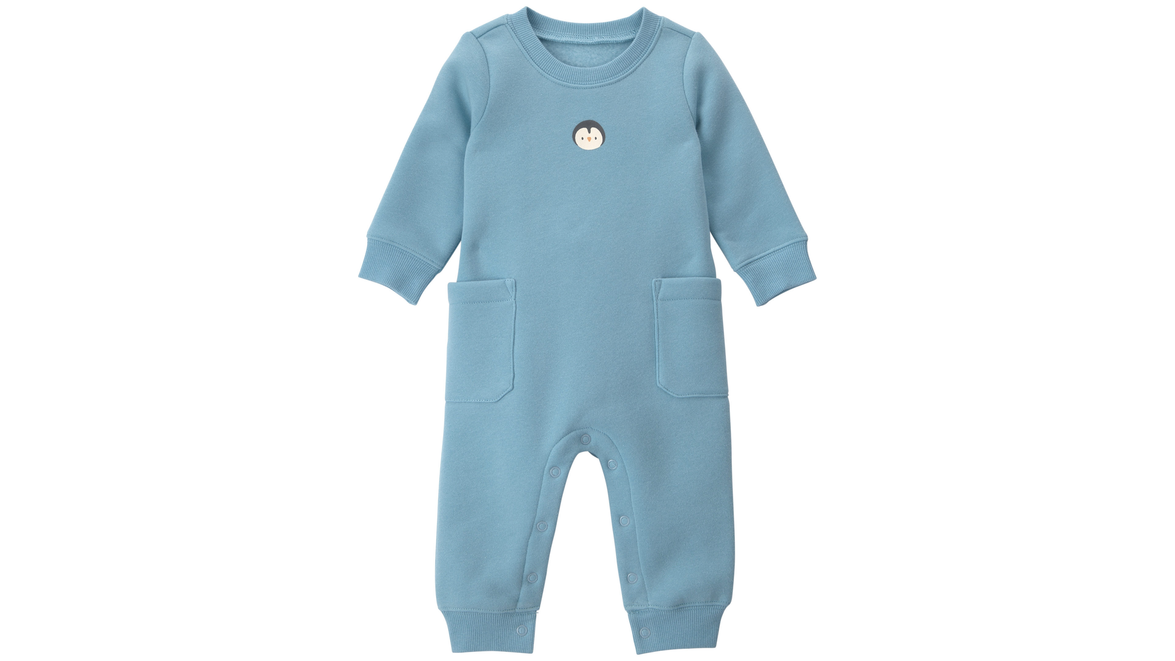 Carter's Baby Boys' Penguin Fleece Long-Sleeve Jumpsuit