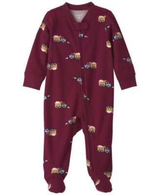 Baby Boys' 2-Way Zipper Footed Pajama