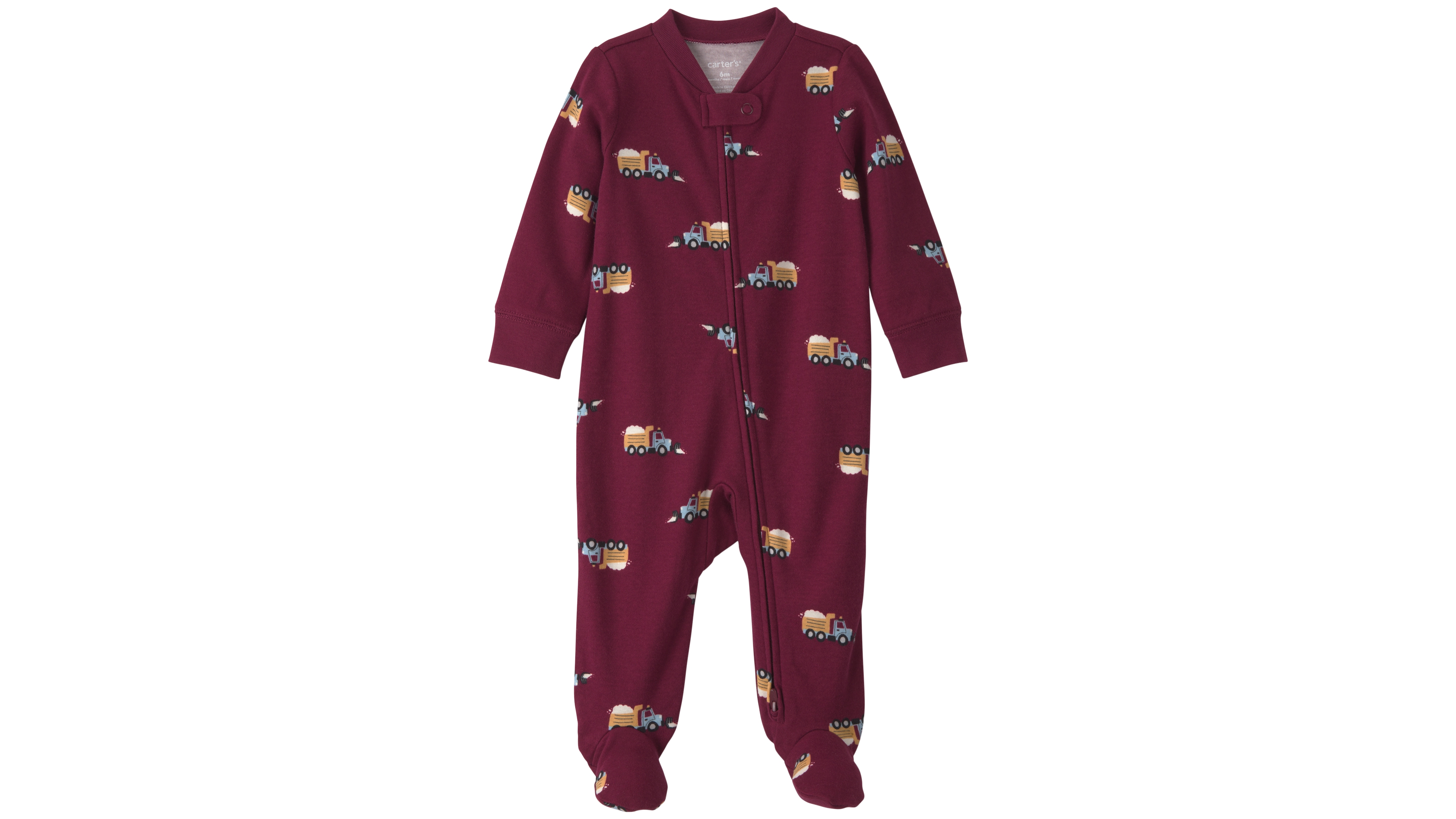 Carter's Baby Boys' 2-Way Zipper Footed Pajama