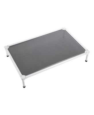 Elevated Aluminum Dog Cot with Breathable Textilene Mesh