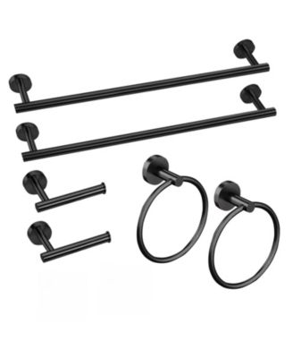8 Piece 24" Bathroom Hardware Set Towel Bar