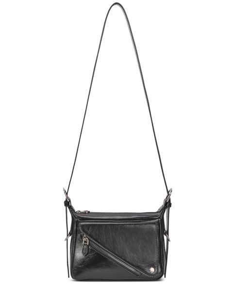 Женская сумка orYANY Moto Small Leather Crossbody, цвет: Чёрный