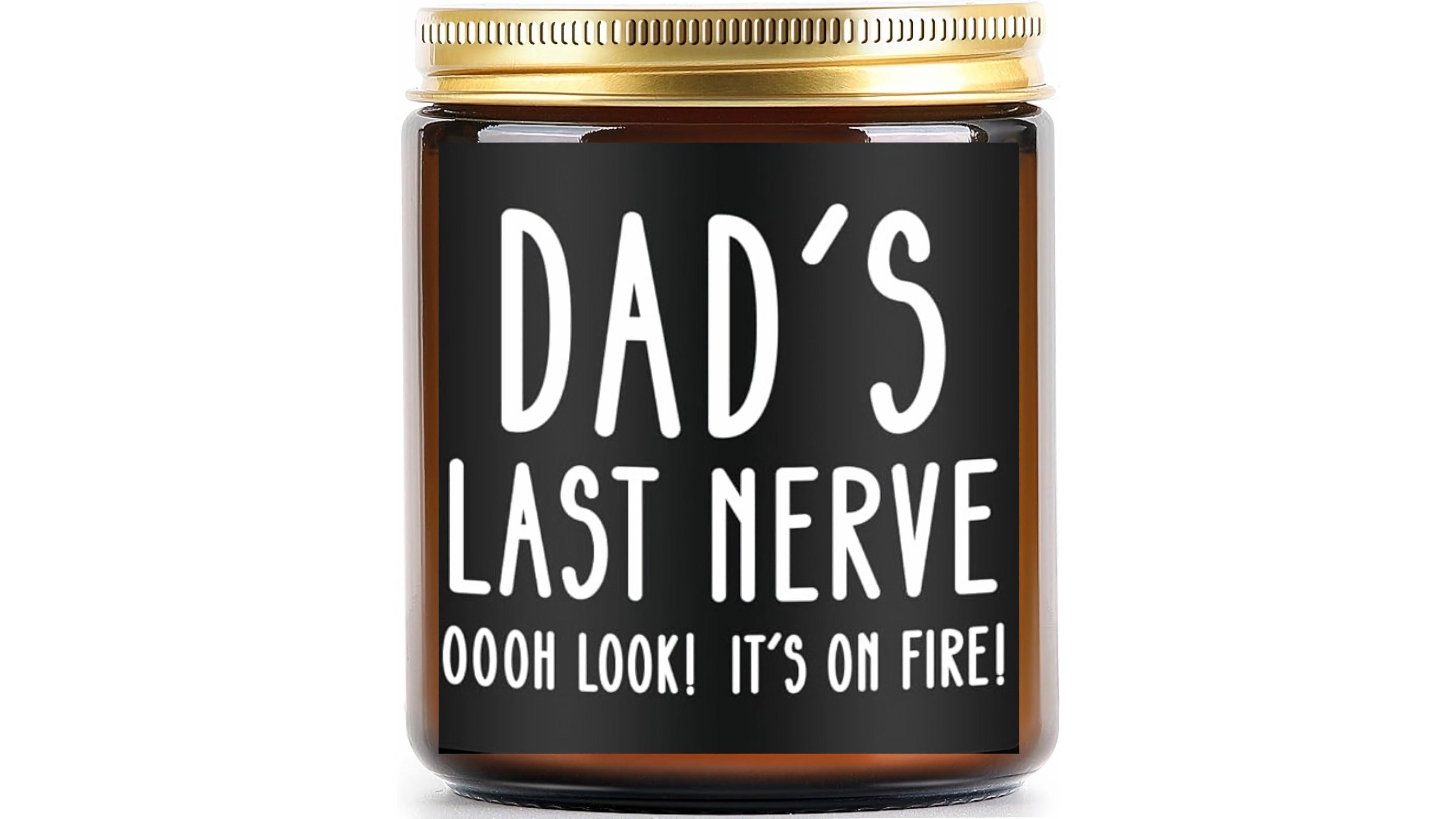 Lovery Dad's Last Nerve Lavender Soy Wax Candle, 10oz