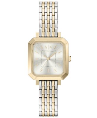 Women's Three-Hand Quartz Two-Tone Stainless Steel Watch 27mm